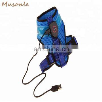 Soft Mesh Safety Led Dog Harness Vest Usb Rechargeable for Night Walking photo-2