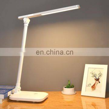 Flexible Folding Table Stand Lamp Stepless Dimming USB Rechargeable Home Office Lamp