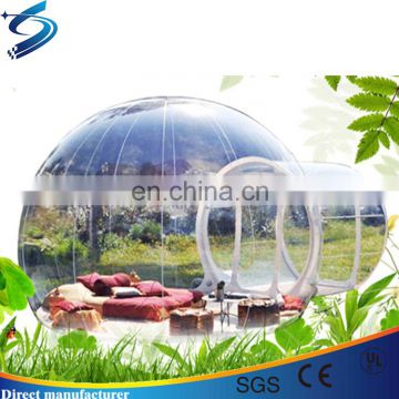 Hot selling inflatable outdoor clear bubble tent for family camping