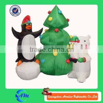 christmas decoration inflatable penguin inflatable christmas for advertising