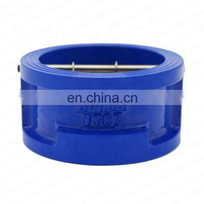 Bundor DN80 factory price PN16 wafer check valve manufacturer double door Wafer Check Valve