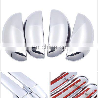 for Toyota Aygo MK1 2005 2006 2007 2008 2009 2010 2011 2012 2013 Chrome Door Handle Cover Exterior Trim Car Stickers Accessories