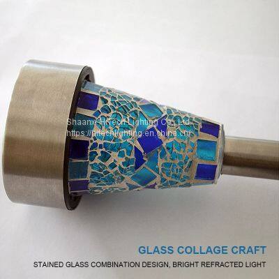 Mosaic Solar Outdoor Lawn Light Waterproof Ip55 Stainless Steel Garden Led Decoration Light for Landscape Yard Pathway photo-4