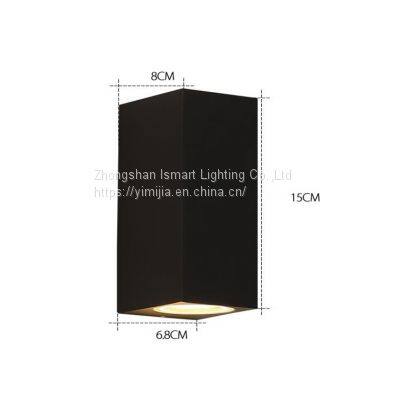 Round Square Design Waterproof IP65 6W 12W Led Wall Light photo-2