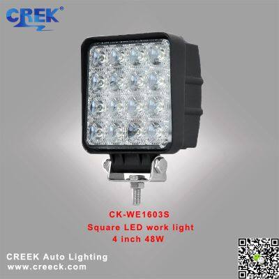 4 INCH 48W SQUARE LED WORK LIGHT