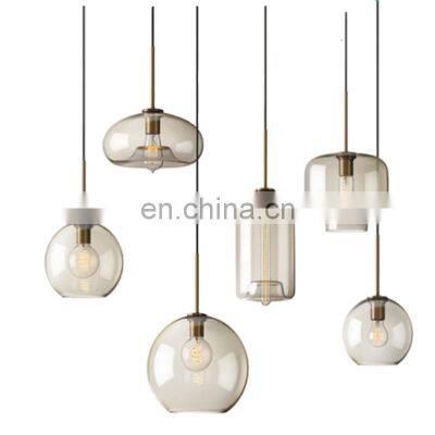 Glass Pendant Lights Modern Hanging Lamps Decor Lighting Fixtures Industrial Lights