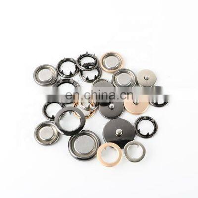 Metal Ring Prong Safe Snap Buttons For Clothing