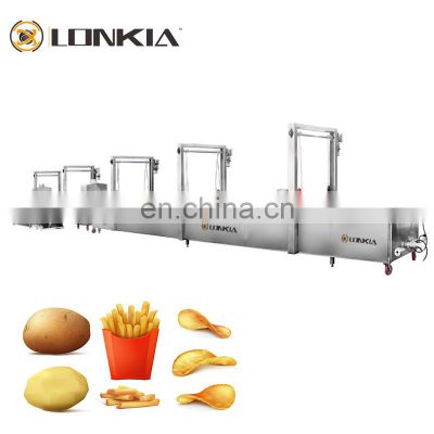 Industrial PotatoChips Frying Production Line High Quality PotatoChips Making Machine With Best Price