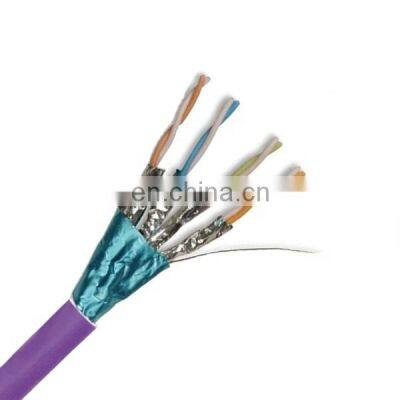 shielded network  cat7 cable 1000ft cat7 cable 305m cat7 ethernet cable LZSH jacket