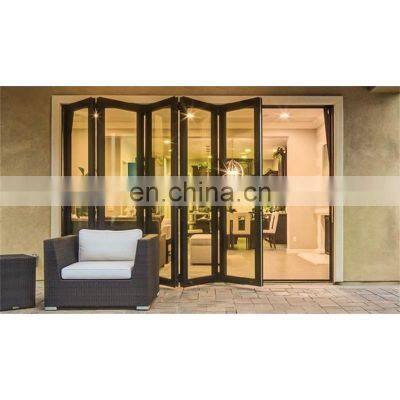 Accordion Aluminum Glass Patio Exterior Bifold Doors