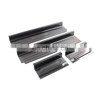 Stainless Steel Inner Door Sill for Jeep Wrangler JL 18+ 4x4 Accessories Maiker Manufacturer Black Door Sill