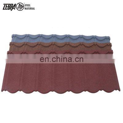 Good Quality Factory Price Roof Tile 0.4mm 0.45mm Stone Coated Steel Roofing Uptrend Stone Coated Roofing Sheets for Sale photo-5