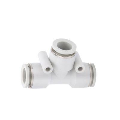 Plastic PEG Series Tee Union Tube Reducer Connectors Penumatic Air Fittings photo-5