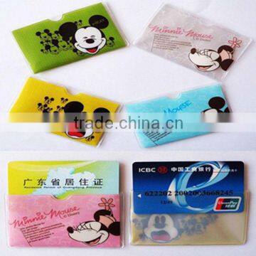 2014 newest promotional Cartoon rigid PVC Card Holder