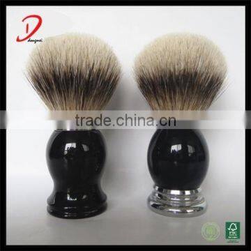 Top quality resin and metal shaving brush,silvertip badger hair shaving brush