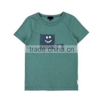 Childrens/Kids Boys' 2-6 Years Green Glow-In-The-Dark T-Shirt
