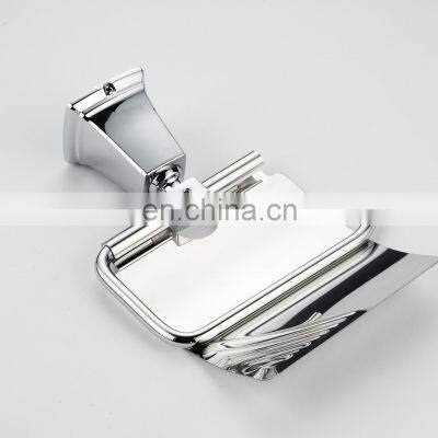 Factory Price High Quality 304 Stainless Steel Wall Mounted Chrome Toilet Paper Holder photo-4