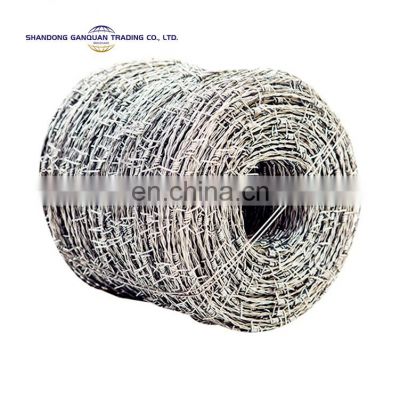 High quality barbed wire 500 meters razor barbed wire machine barb wire