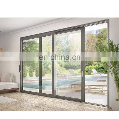 Aluminium exterior doors Sliding Door For Balcony with fly screen