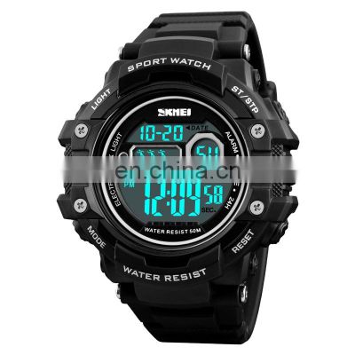 1352  binary led sports watches new skmei digital watch mens waterproof