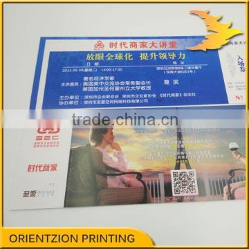 Custom OR Code Tickets, Lottery Ticket, Security OR Code Printing.