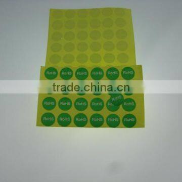 pvc coated paper sticker sheet
