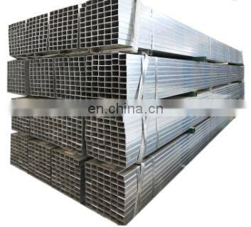 Low Carbon Black Steel Hot Dip Galvanized Coating Square Tube/rectangular Hollow Tubular Steel Pipe