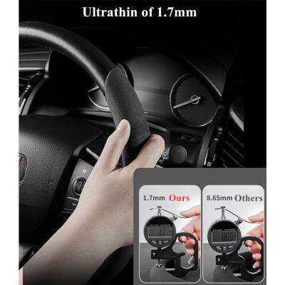 Suede Steering Wheel Cover For Tesla Model 3 Y S X Anti-fur Fit O D Shape Round Tesla Accessories photo-2
