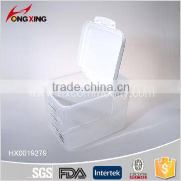 Transparent 15L Plastic Dry Food Container With Compartment photo-4