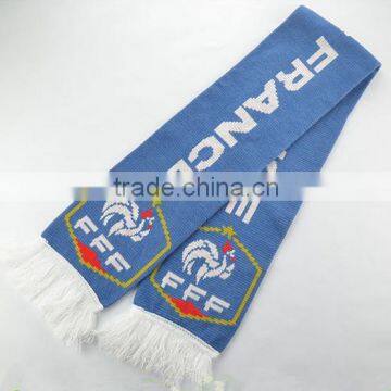 Soccer Fan Scarf, Custom Print Knitted Football Scarf