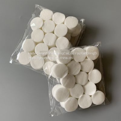 Diameter 3.5cm Disposable Round Cotton Pad Makeup Remover Cotton Non-woven Gauze Swab