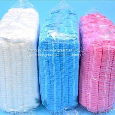 Hot Selling Disposable Hair Net Caps Non Woven Bouffant Hairnet Disposable Bouffant Cap