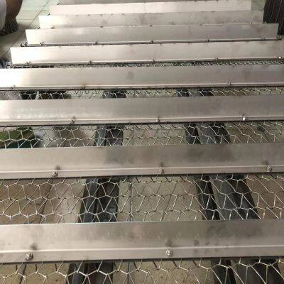 Chain Wire Mesh Belt Stainless Steel Conveyor Systems 304 316 Stainless Steel With High Quality