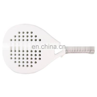 Customized 365g Full Carbon 3K 12K 18K Padel Racket For Professional Training photo-5