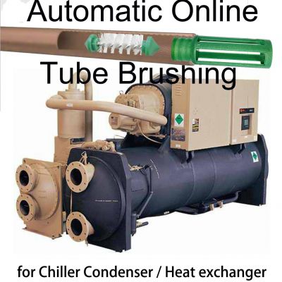 Automatic online cleaning system for Condenser tubes