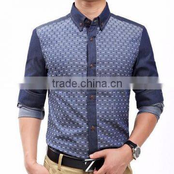 Newest design cotton shirts for men