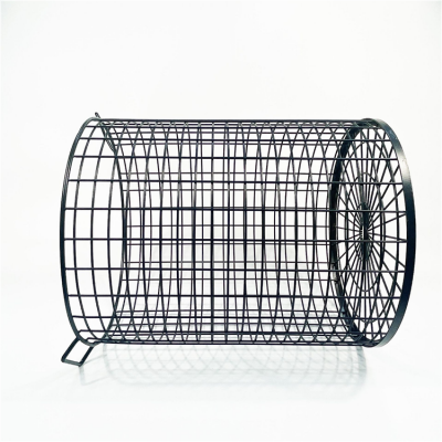 High Quality Wholesales Stainless Steel Woven Mesh Basket With Handle For Goods Storage