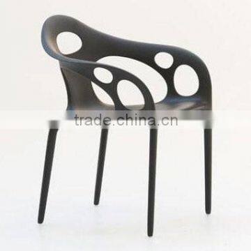 Replica Wholesale Famous Design Plastic PP White Color Supernatural ArmChair Perforated Back by Ross Lovegrove photo-2