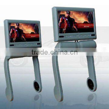 7 inch central armrest TFT LCD monitor with DVD player