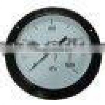 Industrial pressure gauge - black steel case