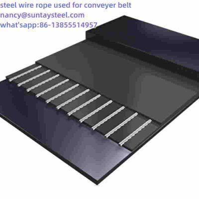 galvanized steel wire rope used for conveyer belt