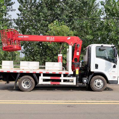 Heavy Duty 30 Ton Foldable Boom Crane Truck with Hydraulic Knuckle Arm