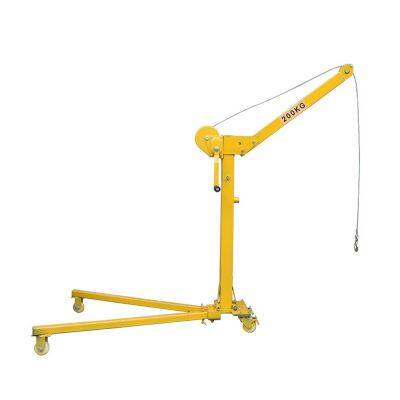 Mobile Mini Crane Portable Small Lift Floor Crane Foldable Shop Crane photo-5