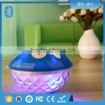 High quality stereo waterproof pool floating speaker with six light shows