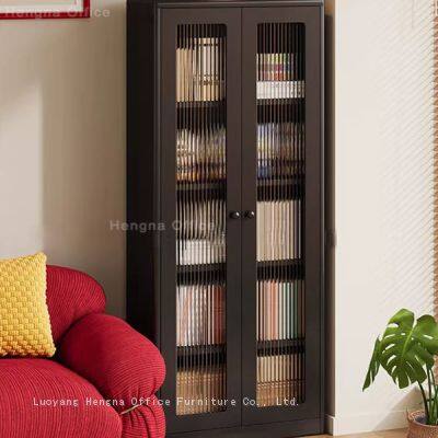 Luxury Commercial Jewelry Display Case Perfume Showcase With Glass Doors for Retail Shop and Hotel Lobby