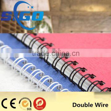 China A4 Nylon Coated Double Loop Wire