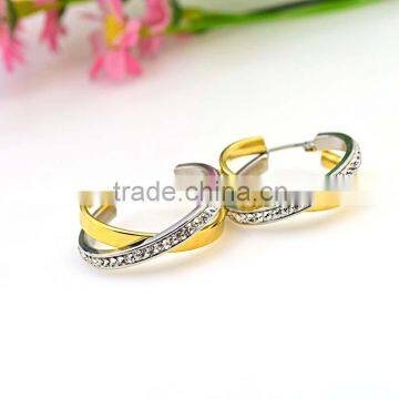 Mix Color Earrings Vintage Rhinestone Simple Design Earrings photo-2
