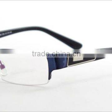 Spring Hinge Semi-rimless New Model Eyewear Frame Glasses photo-3