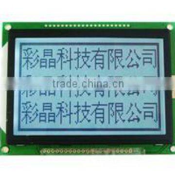 Fstn black white 128x64 dots matrix lcd display module with led backlight