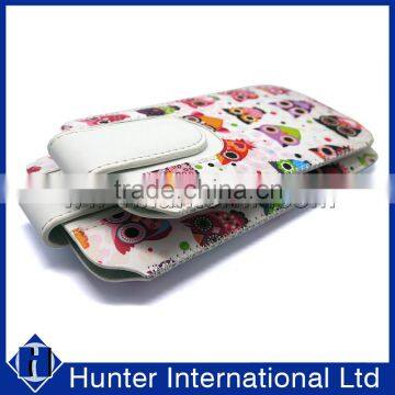 Genuine Flap Printed Slide in Bag For Note2 N7100 photo-5